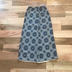 Vintage Maxi Skirt Nelly DeGrab Boho Lurex Brocade